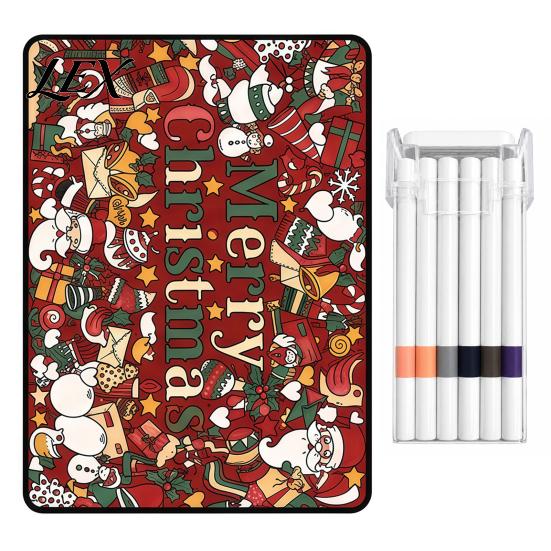 Interactive Holiday Games for Kindergarten Christmas DIY Coloring Blanket Kids Adults, Color Your Own Throw Blanket, 39.4" x Group Projects