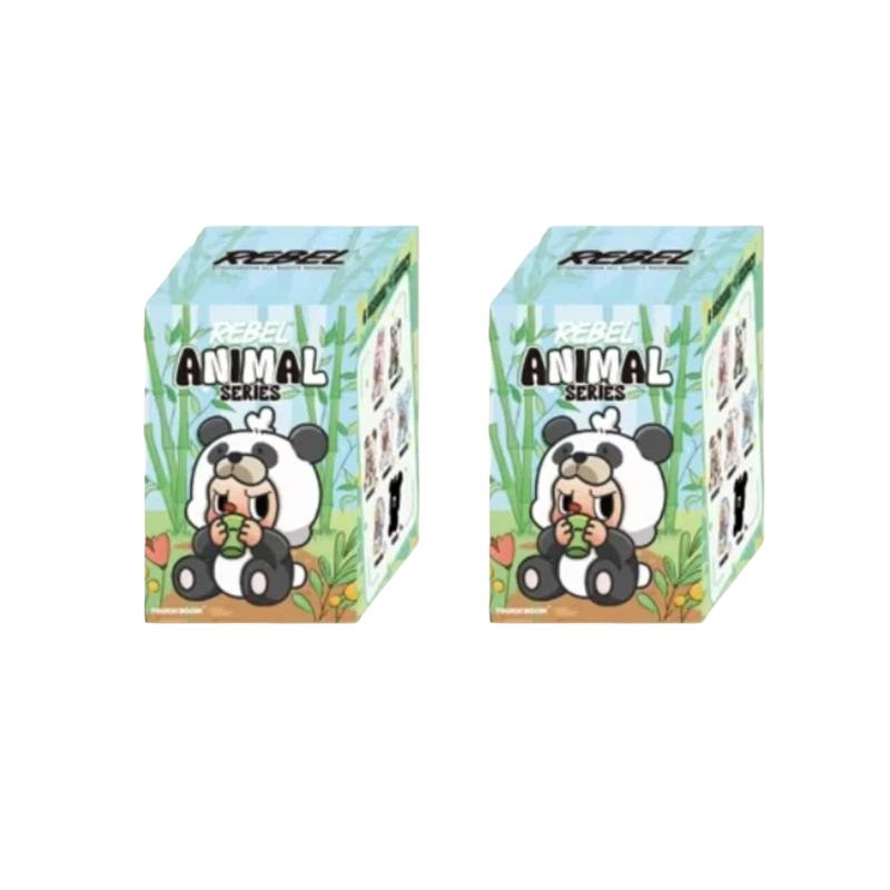 New Rebel Bear Animal Series Vinyl Plush Blind Box Cute Pendant Keychain Collectible Gift For Anime Fans