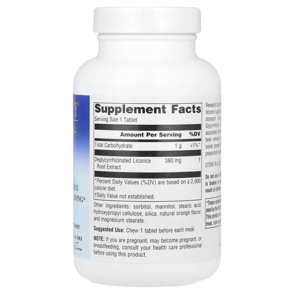 Dgl, 380mg, chewable 100 tablets