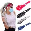 (Projector)Fashion Sport Quick Dry Sweat Printed Hairband Head Wrap Headband Hair Band