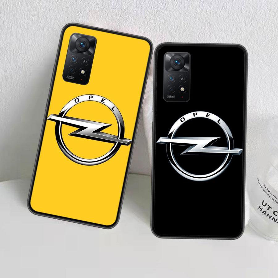 Чехол для телефона с логотипом Opel Astra для Redmi 14C 12 12C Note 14S 13 14 Pro Plus K80 Pro 10 10A 10C 9 9A 9C 9T 8 8A TPU Прозрачный Чехол Чехол