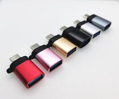 Адаптер USB 3.0 Type-C на USB (мама) OTG для мобильных телефонов и флеш-накопителей
