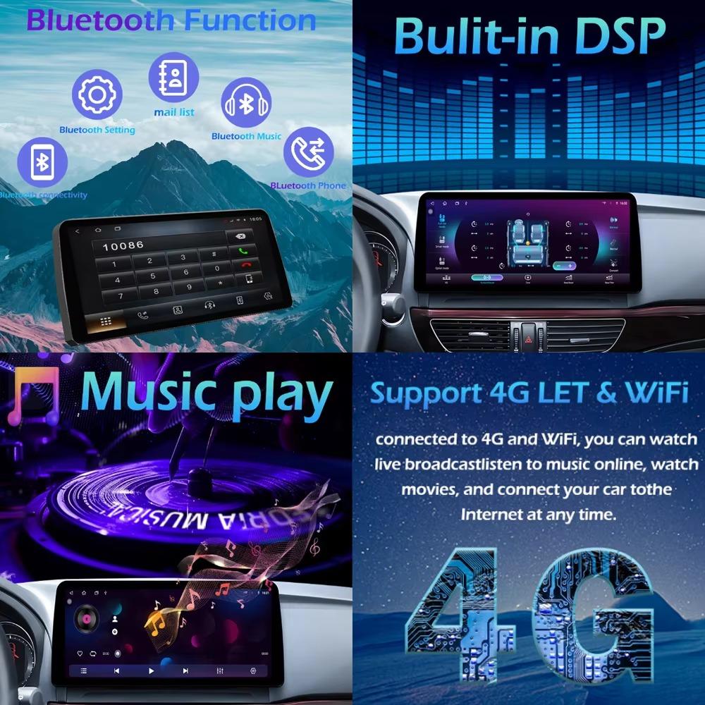 Android Screen 12.3INCH DSP RDS For Toyota Land Cruiser Prado 150 2014-2017 Car Radio Multimedia Video Player GPS Carplay Stereo 4G 5G WIFI