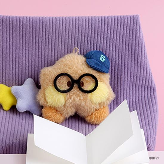 BT21 Брелок для ключей Minini Plush PREPPY ver.