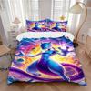 3Pcs Space Pokmon Energy Bedding Set Quilt Cover Pillowcase Home Christmas Xmas Halloween Gift 1 Duvet Cover 2 Pillowcase M928497
