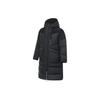 Sports Trend Series Spliced Loose Long Down Jacket Men Outerwear Black AYMT069-1