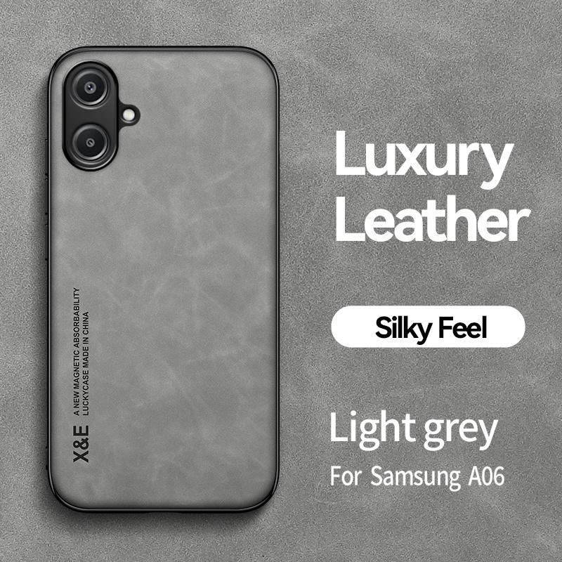 Funda для Samsung Galaxy A06 чехол кожаный магнитный силиконовый противоударный чехол для телефона Sumsung A06 A 06 GalaxyA06 6.7" задняя крышка