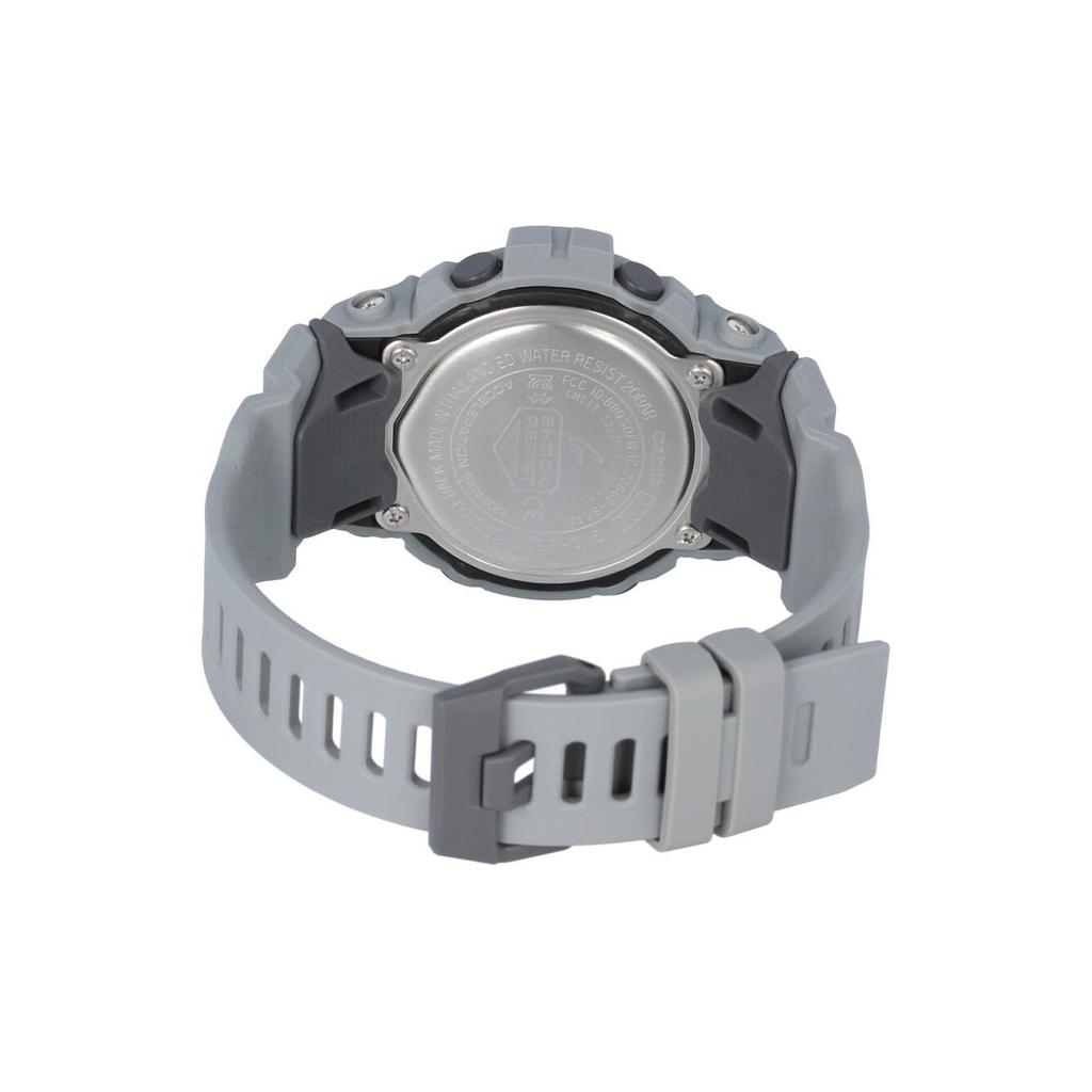 Casio Серия G-Squad Bluetooth-подключенные фитнес-многофункциональные водонепроницаемые кварцевые часы с ремешком из смолы Мужские часы Серый GMD-B800SU-8