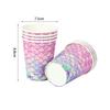 Birthday Decoration Supplies Little Mermaid Party Disposable Tableware Set Paper Plate Paper Cup