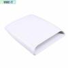 White Car Air Flow Intake Scoop Hood Bonnet Decorative Vent Cover Set Universal