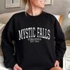 Mystic Falls Virginia Est.1864 Толстовка Salvatore Hoodie Stefan And Damon Джемпер Virginia Pullovwe Милый подарок для поклонника вампиров