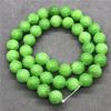 Натуральный камень, драгоценный камень, трава, зеленый халцедон, свободные бусины, ювелирные изделия, круглые бусины