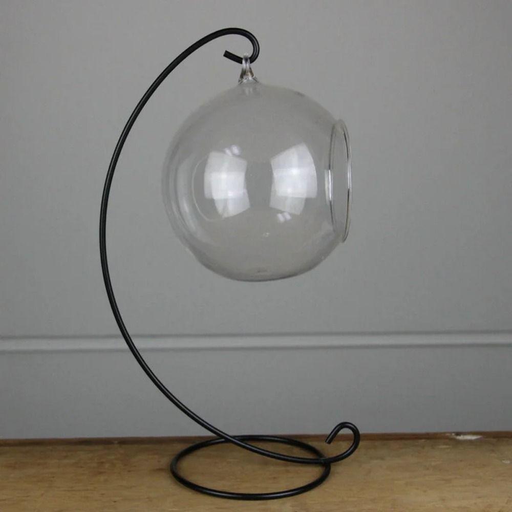 Portable Glass Ball Hanging Stand Iron Art Iron Display Stand Lantern Stand Flower Stand Fish Tank