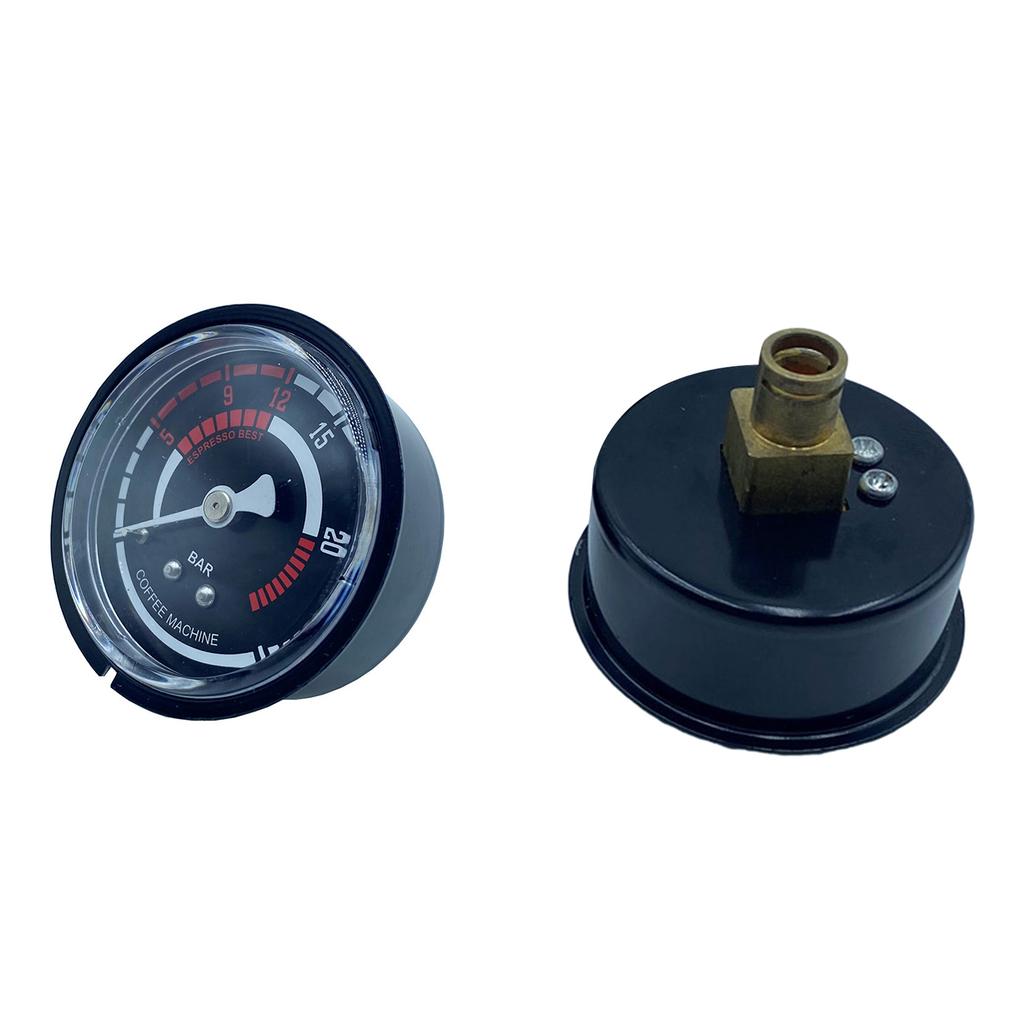 20Bar Pressure Gauge Internal Thread Steam Generator Gauge Coffee Maker Gauge Metal Material Perfect for Coffee Machines