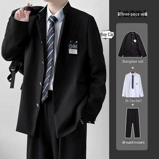 Мужской модный пиджак в стиле ретро в колледже - Zhongshan Japanese DK Design