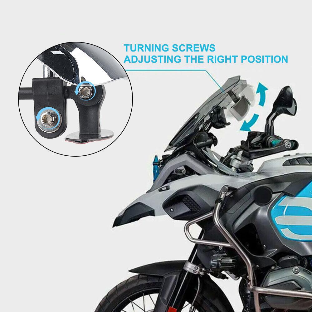 Зеркало заднего вида 180 градусов ультра широкоугольное голографическое мотоциклетное зеркало заднего вида с креплением на центральное лобовое стекло