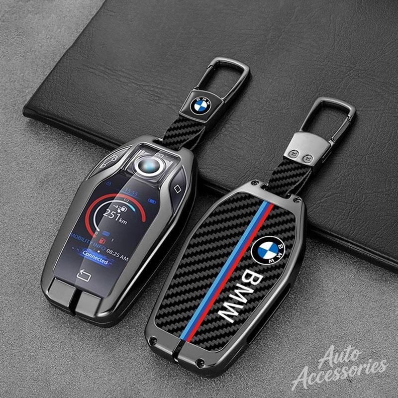 MLKL5 Car Key Case Cover Bag Keychain Accesories For Bmw 1 3 5 7 Series X1 X3 X5 X6 X7 F30 G20 F34 F31 G30 G01 F15 G05 I3 M4 Series