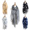 Women  Print Long Scarf Warm Wrap Shawl