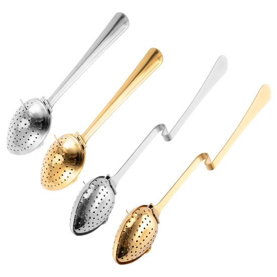 Чайный диффузор из нержавеющей стали с крючком, мелкими отверстиями, фильтром для заваривания листового чая и кофе, портативным заварником для дома и путешествий