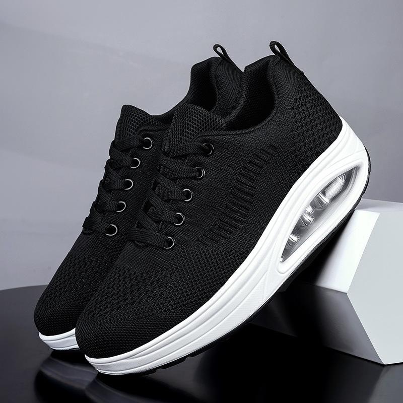 Весна 2025 сетка fly-woven 2025 независимая станция обувь для спорта на открытом воздухе платформа рокеры женская обувь обувь с воздушной подушкой женская