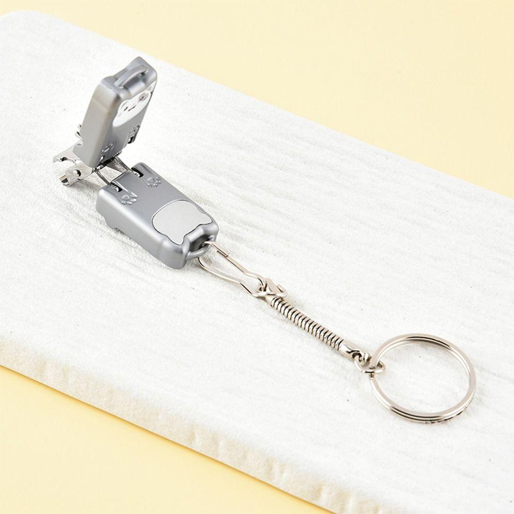 Portable Folding Mini Nail Clippers Anti-Splash Nail Clipper Keychain Gifts Flip Nail Clipper