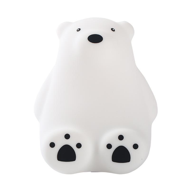 Мягкий силиконовый светодиодный прикроватный ночник: Защита глаз и помощь для сна