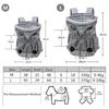 Портативная дышащая мягкая нагрудная сумка для собак, рюкзак для маленьких и средних собак, сумка для переноски Тедди на открытом воздухе, переноска для собак для чихуахуа
