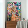 Gustav Klimt Women's Classic Painting Colorful Flowers Home Bedroom Decoration Canvas Poster Printing Art Gift