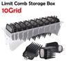 Large Capacity Limit Comb Storage Box 10 Grid Salon Hairdressing Tools New Hair Clipper Organizer