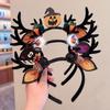 Плюшевый мяч летучая мышь бант призрак олень рога женские обручи для волос Хэллоуин повязки на голову корейский стиль повязки для волос