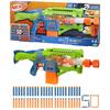 Nerf Elite 2.0 Double Punch Electric Blaster, Alternating Barrel, 50 Elite Darts, 2 10 Dart Clips, Ages 8+ F6363 Authentic Product