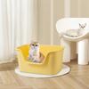 High Sided Cat Litter Boxs for All Kinds of Easy Access Kitty Pan Portable Large