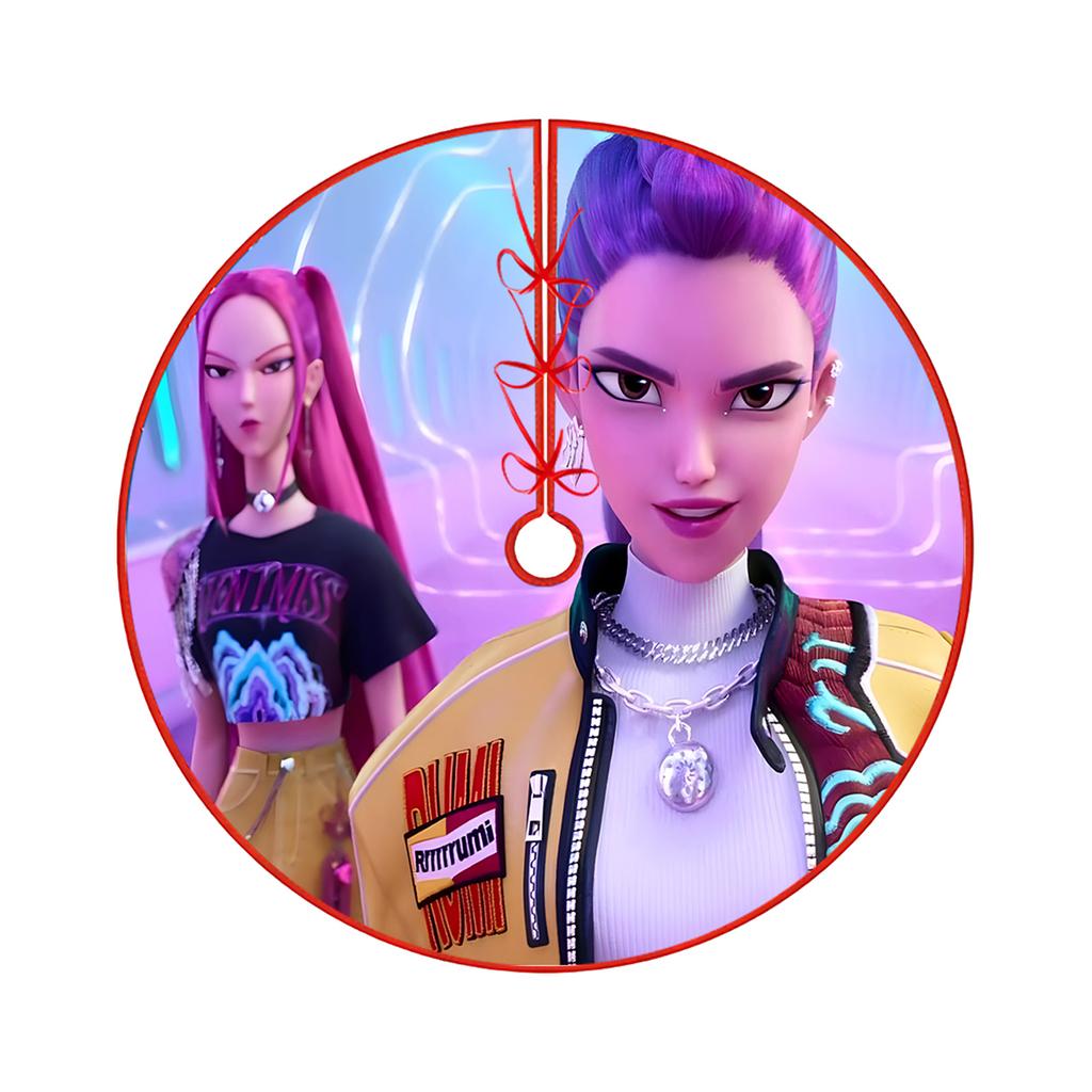 Christmas Tree Skirt Decoration For Home Xmas Tree Decorations Skirt Ornament Festive Holiday Party Decorations Indoor Outdoor