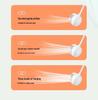 Portable USB Neck Fan - Silent, Foldable, Leafless Design for Outdoor Use