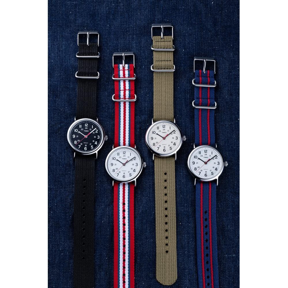 TIMEX TIMEX Weekender Central Park Белый x КрасныйСине-Белый T2N746 [Обычный импортный продукт]