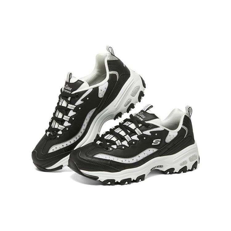 (WMNS) Skechers D'Lites 1.0 'Черный Белый' Женские 149925-BKW