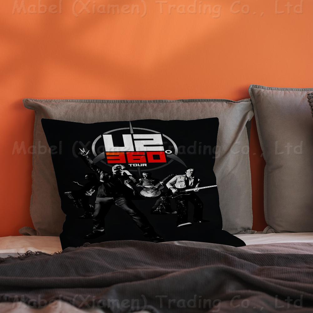 Rock Band U2 Pillow Gift Home Office Decoration Pillow Bedroom Sofa Car Cushion CoverPillow Case