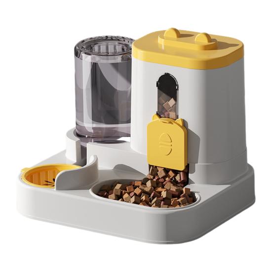 2-в-1 кормушка для домашних животных и поилка, автоматический набор для сухого корма и поилки для мелких и средних кошек и собак