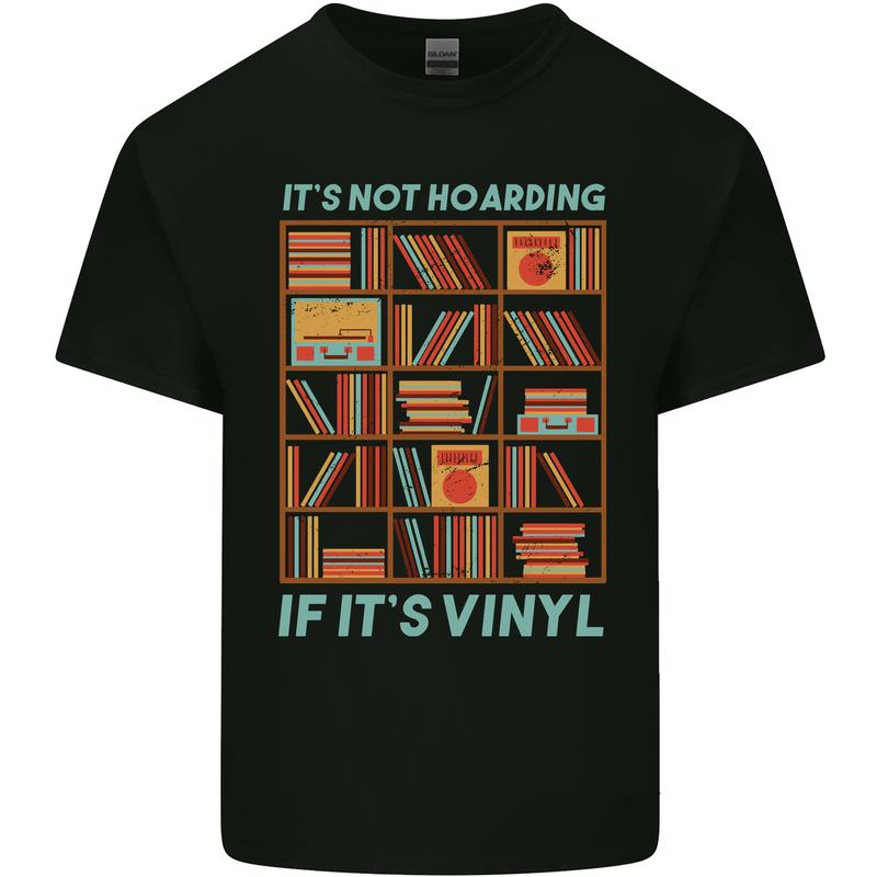 Its Not Hoarding Funny Vinyl Records Turntable Unisex T-Shirt Graphic Tee