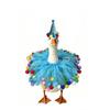 2Pcs/Set Hat and Tutu Collar Lawn Goose Clothes Colorful Pom-Pom Goose Clothes  Farmhouse Style