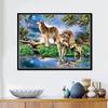 Full Round Diamond DIY Diamond Painting Wolves Embroidery Cross Stitch Rhinestone Mosaic Home Decor