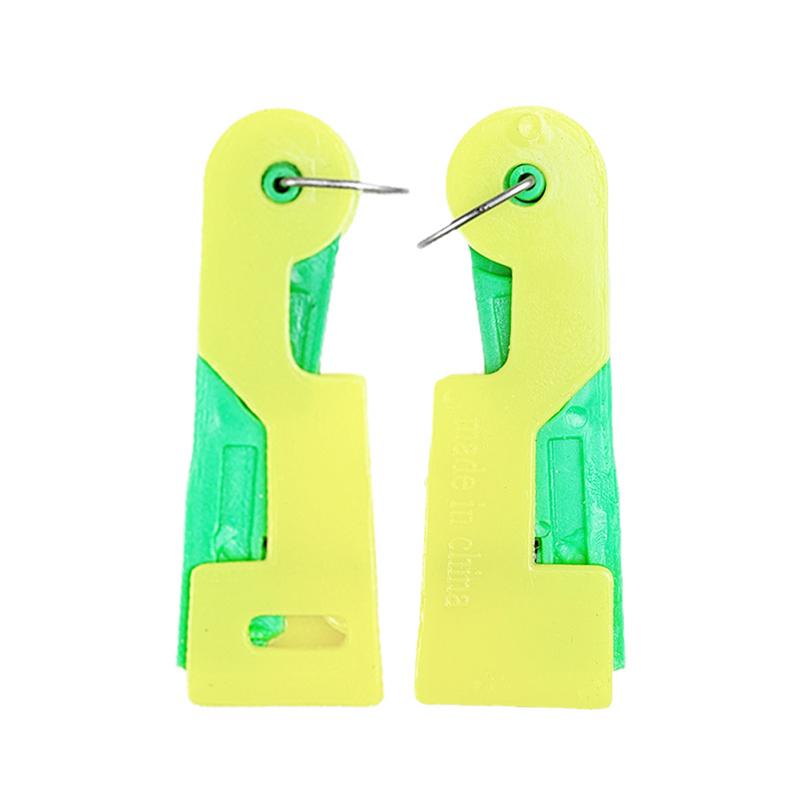 Творческий 10шт швейная машина ручная швейная вышивка игла нитевдеватель автоматический инструмент для проволочной петли