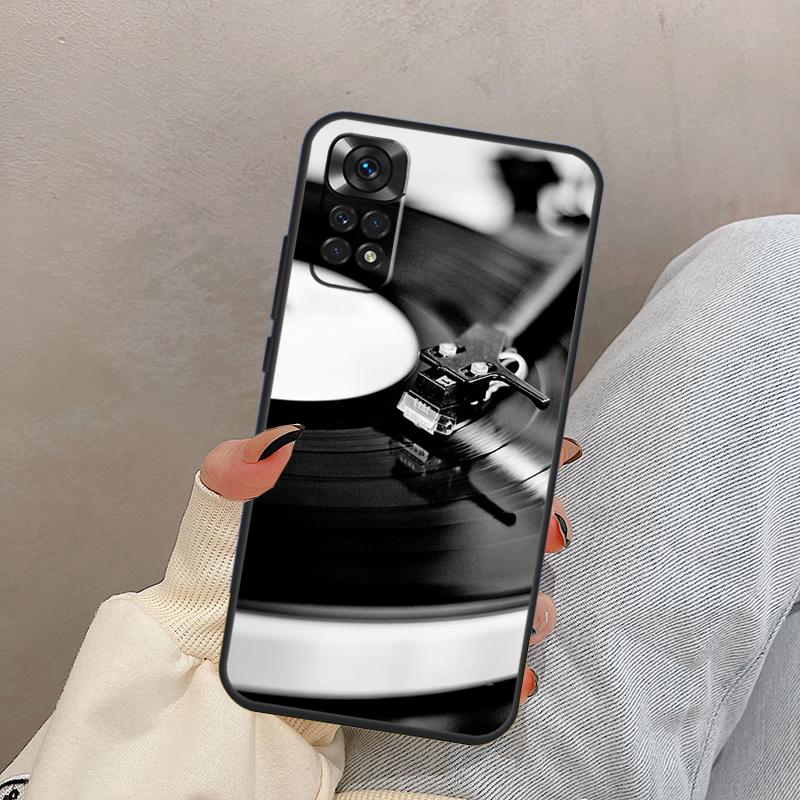 Виниловая DJ-пластинка Арт Для Xiaomi Redmi Note 14 9 10 11 12 13 Pro 12S 11S Чехол Обложка Для Redmi 15C 14C 12C 10C 13C