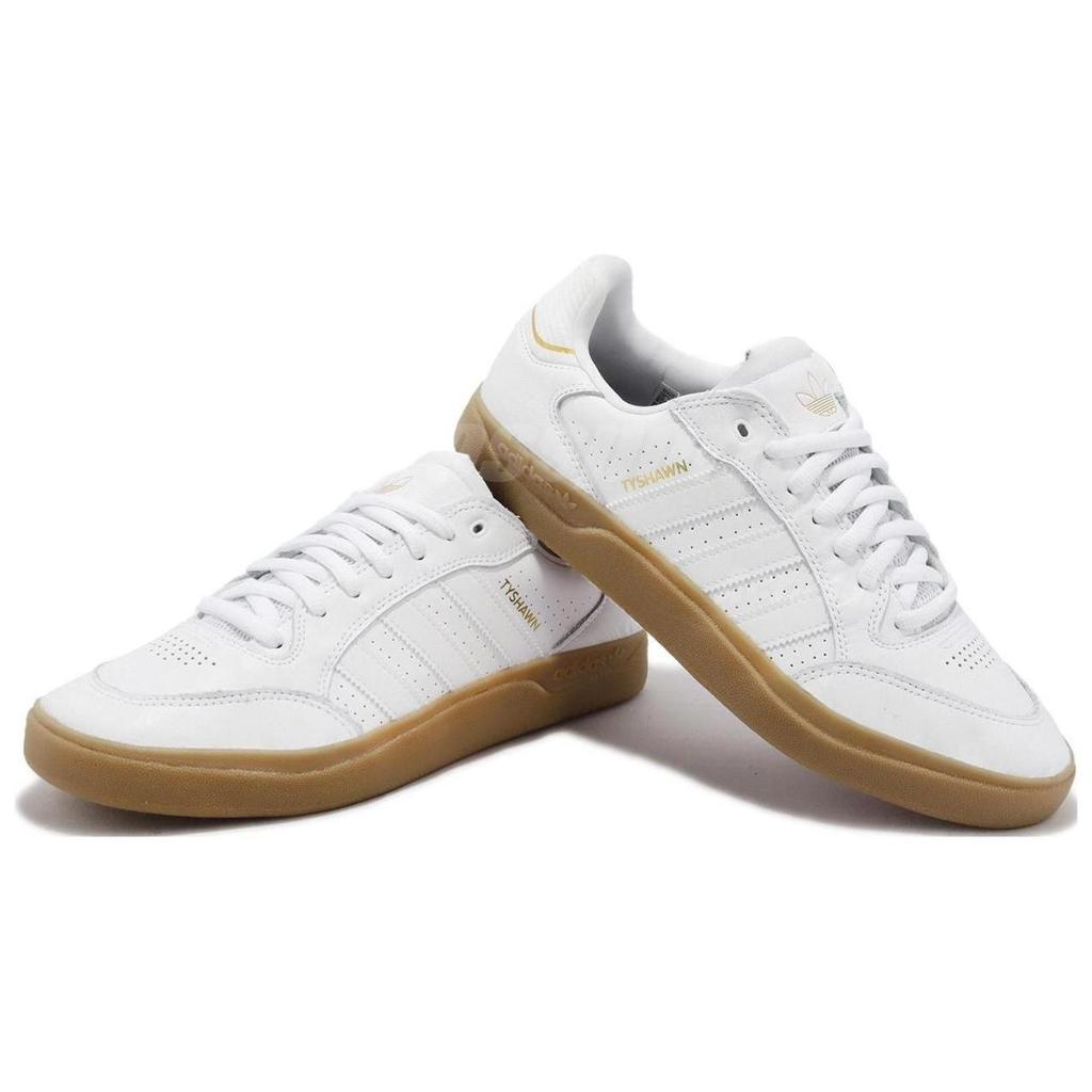 adidas Originals Tyshawn Термостойкие Низкие Скейтбордические Кроссовки Нескользящие Унисекс Белые IG5286