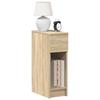 VidaXL Bedside Table with Drawer Sonoma Oak 20x36x60 Cm, Side Table, Bedside Cabinet, Side Table for the 858699