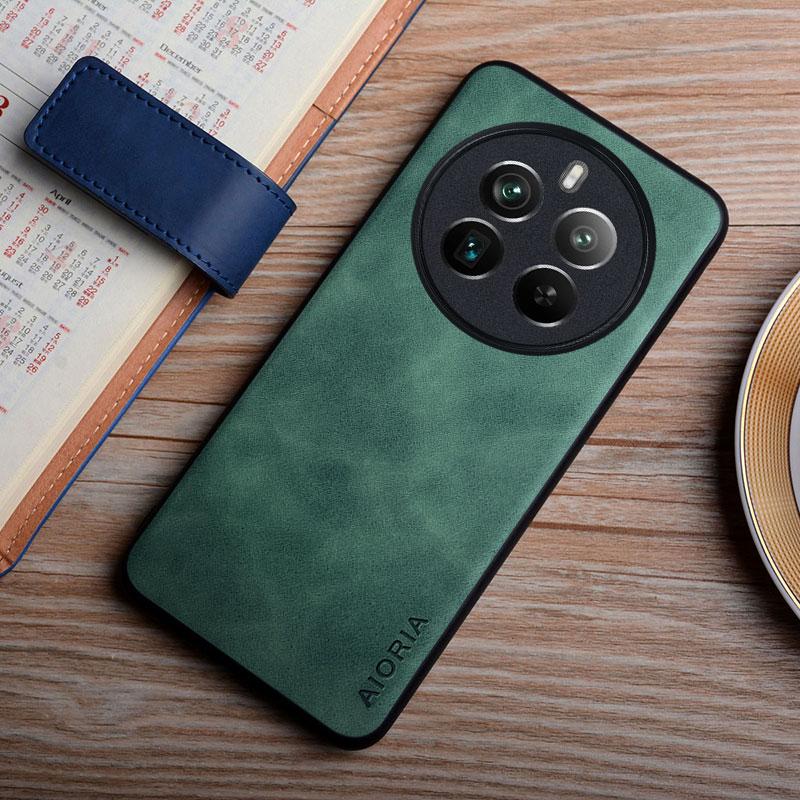 Чехол для Realme 12 Pro Plus, шелковистый, прочный чехол из искусственной кожи для Realme 12 Plus, чехол