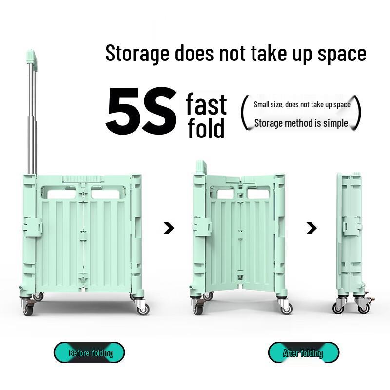Bingyue Portable Folding Shopping Cart