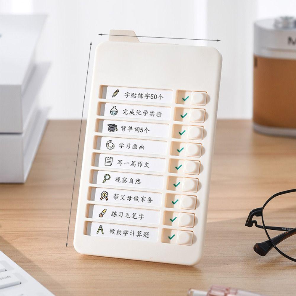 Panda Good Habit Punch Card Capybara Self-discipline Punch Card To Do List