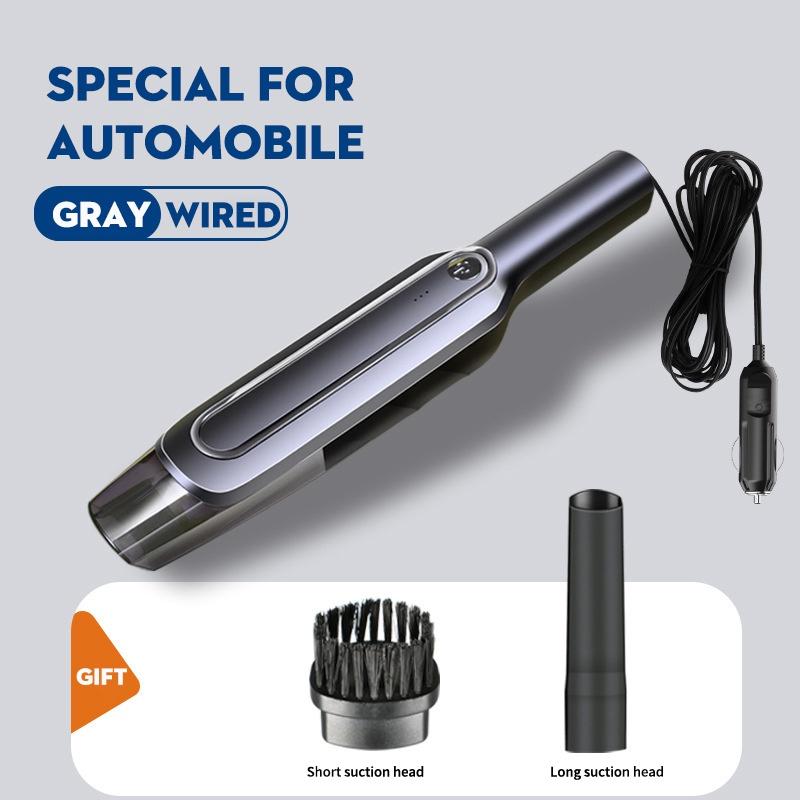 Модернизированный автомобильный пылесос 200 Вт, беспроводной/проводной мини-портативный бытовой автомобильный пылесос двойного назначения для сухой и влажной уборки, принадлежности для дома/автомобиля