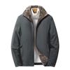 Winter and Autumn New Solid Color Young and Middle-aged Casual Velvet Thickened Jackets for Men
